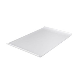 Melamine Rectangular Platter w/Lip 530x320mm White